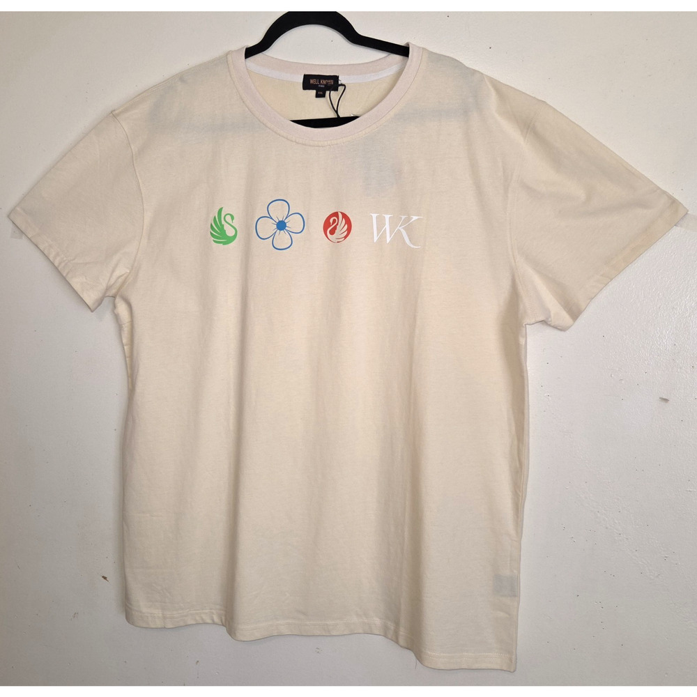 Well Known Studios Gansevoort Mens Shirt Sz XXL Cream Unisex New With Tags NWT